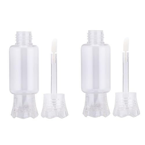 DECORNIJIA 12 Stück DIY Lippenstift Lippen Glasur Tube Lip Gloss Leere Flasche Leere Lipgloss-Flaschen Lipglossbehälter Transparent Plastik von DECORNIJIA