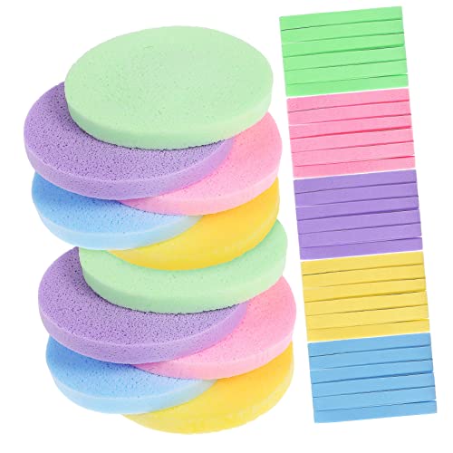 DECORNIJIA 120Stücke Komprimierte Gesichtsschwämme Praktische Make Up Entfernung und Gesichtsreinigung für Peeling und Lotion Auftrag Leicht und Reisegeeignet für Männer von DECORNIJIA