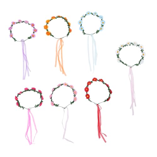 DECORNIJIA 14 Stück Teiliges Blumen haarreifen Zarten Blüten Modischer Haarschmuck für Mädchen und Frauen Leichter Strand haarreif Eleganter Kopfschmuck für Alltag und Party von DECORNIJIA