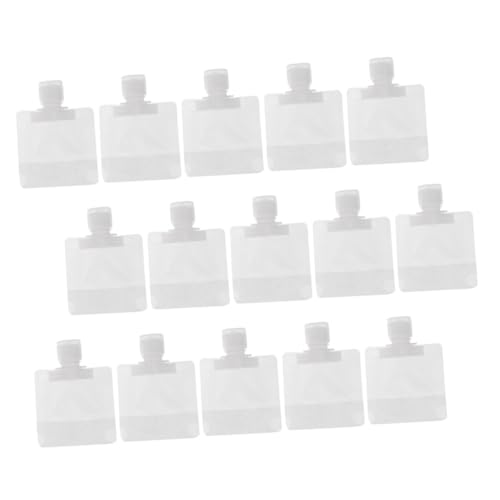 DECORNIJIA 15 Stück Teiliges Nachfüllbare Kosmetik Quetschbeutel Kompakt Leicht Tragbar Für Lotion Körperpflege Reise Toilettenartikel Organizer von DECORNIJIA