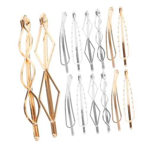 DECORNIJIA 16 Stück Teiliges Metall Haarnadel Damen Haarklammer Haarspange für Hochzeit Party Haarschmuck Langlebig Vielseitig Geeignet für Dünnes Dickes Haar Elegante Haarklammer von DECORNIJIA