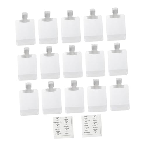 DECORNIJIA Reise Kosmetiktaschen Mit Lotionspenderbeutel Und Leeren Shampoobeutel Auslaufsichere Tragbare Taschen Für Damen Reisen von DECORNIJIA
