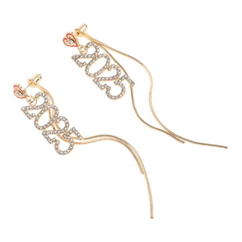 DECORNIJIA Zahlenohrringe mit Quaste für Frauen Kreative Ohrhänger mit Zahlenmotiv Party Funkelnde Ohrschmuck für Silvester Einzigartige Damen Accessoires DECORNIJIA Zahlenohrringe mit Quaste für Frauen Kreative Ohrhänger mit Zahlenmotiv Party Funkelnde Ohrschmuck für Silvester Einzigartige Damen Accessoires von DECORNIJIA