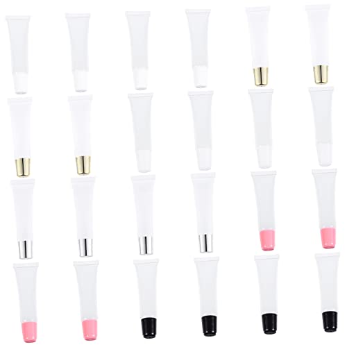 DECORNIJIA 1satz Lip Gloss Tubes Transparente Kosmetikbehälter Mit Goldverschluss Für Lippenpflege Und Makeup Wiederverwendbar Leicht Und Tragbar von DECORNIJIA