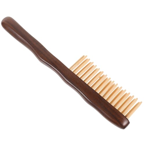 DECORNIJIA 1stück Sandelholz-kamm Mit Doppelter Zahnung Praktischer Haarkamm Aus Holz Für Sanftes Styling Und Pflege Tragbar Für Mädchen Und Damen Für Lockiges Haar Und Kopfhautmassage von DECORNIJIA