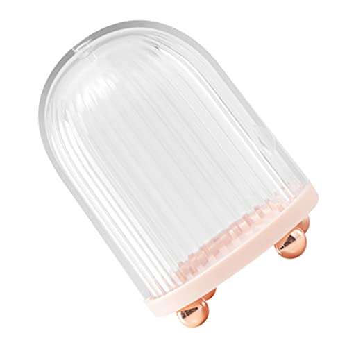 DECORNIJIA 1stück Kreativer Make-up Schwamm Organizer Mit Transparentem Deckel Kompakte Und Tragbare Aufbewahrungslösung Für Kosmetikaccessoires Für Reisen Und Zuhause Mit von DECORNIJIA