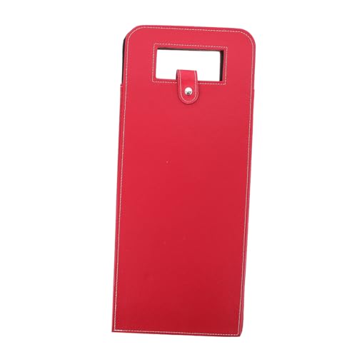 DECORNIJIA 1stück Weintaschen Aus Leder Für Flaschen Elegante Weintragehilfe Wiederverwendbar Für Partys Und Besondere Anlässe von DECORNIJIA