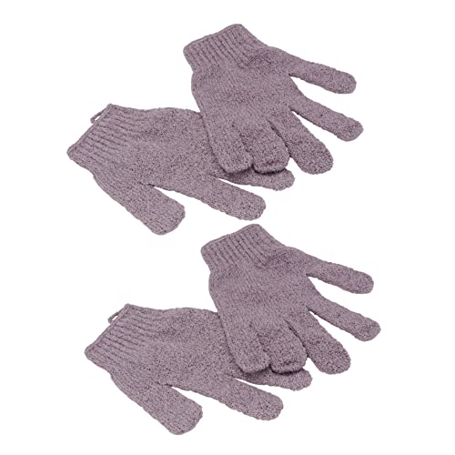 DECORNIJIA 2 Paar Badehandschuhe Peeling-Dusche Peelinghandschuhe Körperpeeling Handschuhe für Frauen Peelings handtücher Schrubbhandschuhe Peeling-Handschuhe Bathhandschuh Violett DECORNIJIA 2 Paar Badehandschuhe Peeling-Dusche Peelinghandschuhe Körperpeeling Handschuhe für Frauen Peelings handtücher Schrubbhandschuhe Peeling-Handschuhe Bathhandschuh Violett von DECORNIJIA