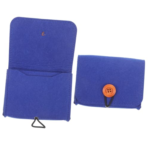 DECORNIJIA 2 Stück Ätherische Öle Organizer Tasche Blau Filzbeutel Tragbar Schutz Ätherisches Öl Reise Aufbewahrungstasche Bpa Frei Leicht und Robust für Sichere Flaschenlagerung von DECORNIJIA
