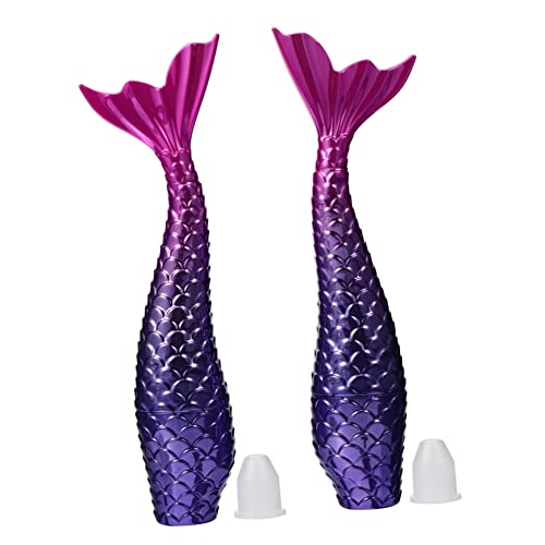 DECORNIJIA 2 Stück Eyeliner-Verpackung augenbrauenbürste eyebrow brush brow pen eye make-up Handmade eyeliner container eyebrow pinsel Leere Eyeliner-Tube nachfüllbare Eyeliner-Tube Polyester von DECORNIJIA