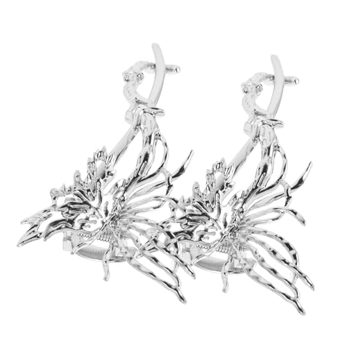 DECORNIJIA 2 Stück Großer Haarschieber aus Metall mit Flüssigem Biochemischem Schmetterlings design Dekorative Haarnadel für Frauen Vielseitige Haarklammer für Haarknoten und Zöpfe Retro DECORNIJIA 2 Stück Großer Haarschieber aus Metall mit Flüssigem Biochemischem Schmetterlings design Dekorative Haarnadel für Frauen Vielseitige Haarklammer für Haarknoten und Zöpfe Retro von DECORNIJIA