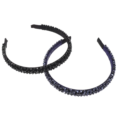 DECORNIJIA 2 Stück Haarreifen Damen Leichte Stirnbänder Dekorative Haarschmuck für Alltag Party Fotoshooting Stilvolle Kopfbedeckung für Frauen von DECORNIJIA