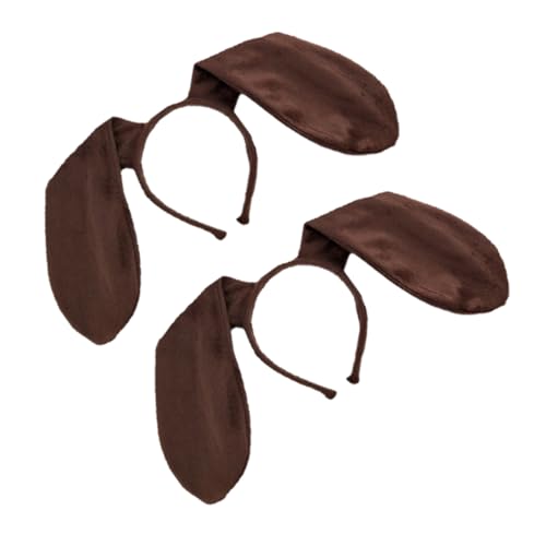 DECORNIJIA 2 Stück Haarschmuck Dachshund Ohr Haarreif Party Haarreifen Karneval Faschingskostüm Lustiges Accessoire für Maskerade und Festveranstaltungen von DECORNIJIA