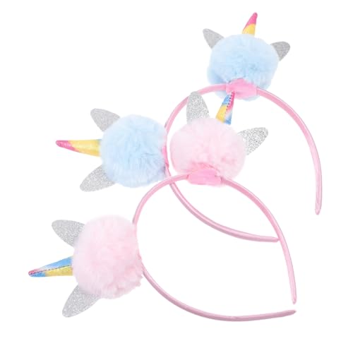 DECORNIJIA 2 Stück Haarschmuck für Niedlicher Haarreif mit Design Geburtstagsfeiern Kostümpartys und Mehr von DECORNIJIA