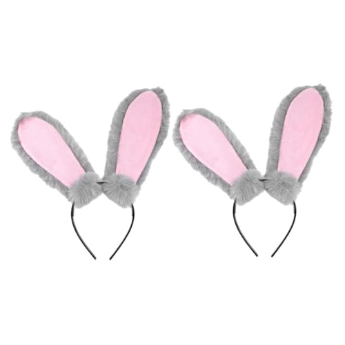 DECORNIJIA 2stücke Hasenohren Haarreif Für Süßes Cosplay-accessoire Für Partys Kostüme Und Feste Strapazierfähig Und Vielseitig Einsetzbar Für Halloween Ostern Und Geburtstagsfeiern von DECORNIJIA