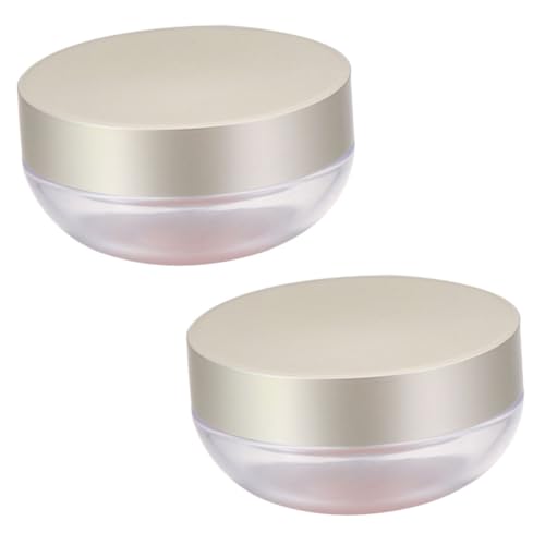 DECORNIJIA 2 Stück Kompakte Wiederverwendbare Make up Puderboxen mit Elastischem Netz Staubdicht und Auslaufsicher für Losen Puder Lidschatten und Praktische Kosmetik aufbewahrung für von DECORNIJIA
