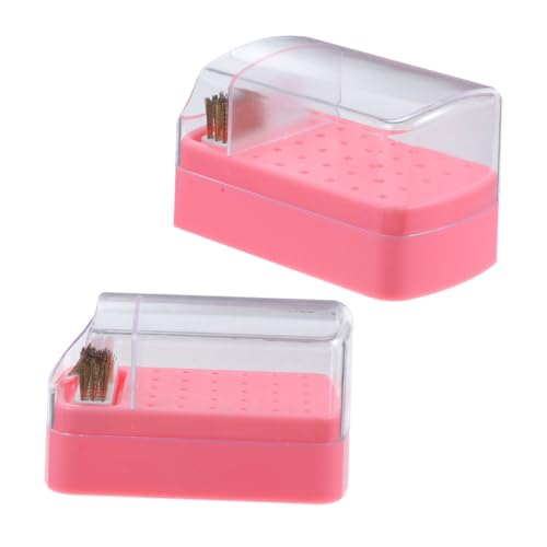 DECORNIJIA 2stücke Nagelbohrer-aufbewahrungsbox Mit Löchern Reinigungsbürste Display-ständer Kunststoff Organizer Für Nagelbohrer Praktisch Und Tragbar Für Professionellen Und Privaten von DECORNIJIA
