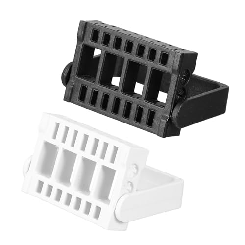 DECORNIJIA 2 Stück Nagelbohrer Organizer Fach Aufbewahrungsständer für Fräsbits Nagelfräser Zubehör Praktisch Leicht Langlebig Geeignet für Nagelstudio und Heimgebrauch von DECORNIJIA