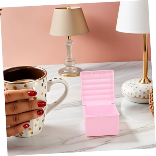 DECORNIJIA 2 Stück Nagelpinsel Reiniger mit Deckel Kunststoff Pinselreinigungsbecher mit Stifthalter Mehrschichtiger Nagelkunst Organizer für Pinsel Dappen Dish und Maniküre von DECORNIJIA