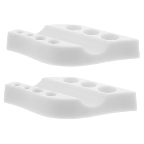 DECORNIJIA 2 Stück Silikon Pigmentbecher Halter Tattoo Ink Organizer Langlebig Präzise Handhabung Makeup Halterung Geeignet für Tattoo Studio und Heimgebrauch Vielseitiger Stifthalter von DECORNIJIA