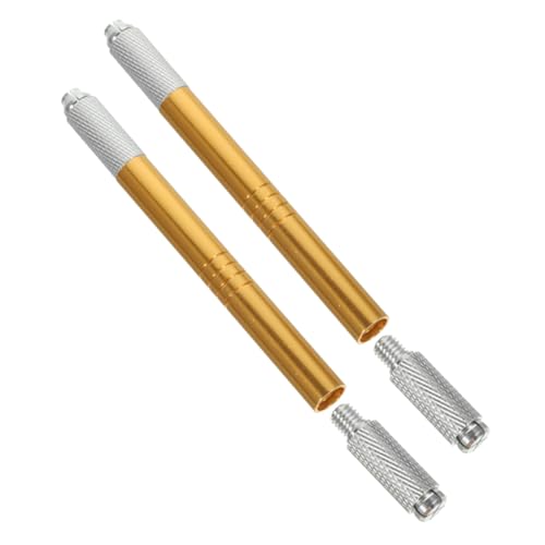 DECORNIJIA 2 Stück Tattoo Handstift Augenbrauenstift Augenbrauenmarker Microblading Augenbrauenstift Augenbrauen Microblading Stift Microblade Augenbrauenstift Augenbrauen Tätowierstift von DECORNIJIA