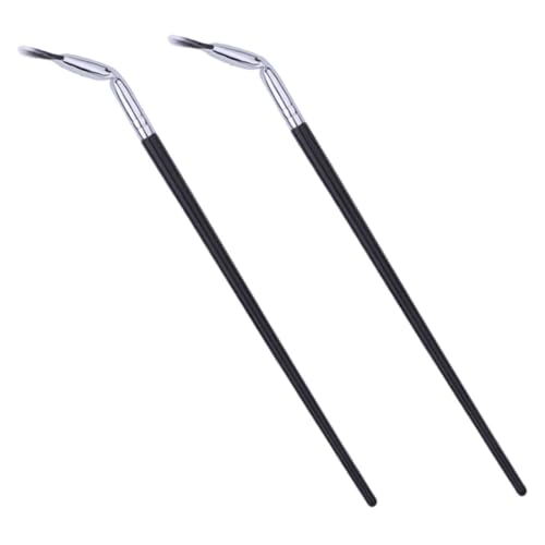 DECORNIJIA 2 Stück Teiliges Gebogene Wimpernbürste für Untere Wimpern Leichte Langlebige Make Up Pinsel Kompakt und Tragbar Geeignet für Präzises Augen Make Up bei Frauen und Mädchen von DECORNIJIA