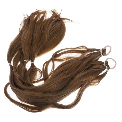 DECORNIJIA 2 Stück Teiliges Geflochtener Pferdeschwanz Haarverlängerungen Langlebige Hitzebeständige Drahtstruktur Natürliche Optik Einfach Anzubringen Modische Damen Extensions in von DECORNIJIA