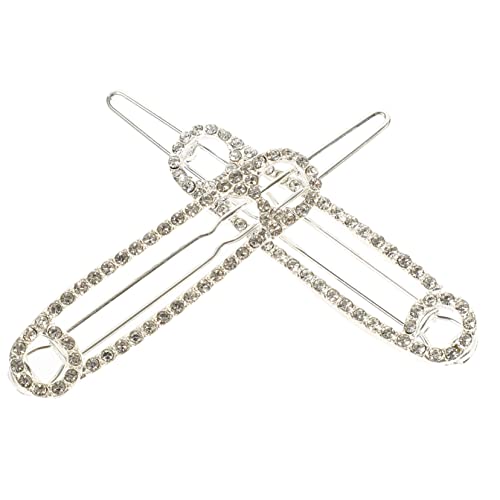 DECORNIJIA 2 Stück Teiliges Haarklammer Sicherheitsnadel Design mit Strass Metallische Haarspangen für Frauen Modische Haarschmuck Geeignet für Alltag Party Geburtstag Langlebig und Sicher DECORNIJIA 2 Stück Teiliges Haarklammer Sicherheitsnadel Design mit Strass Metallische Haarspangen für Frauen Modische Haarschmuck Geeignet für Alltag Party Geburtstag Langlebig und Sicher von DECORNIJIA