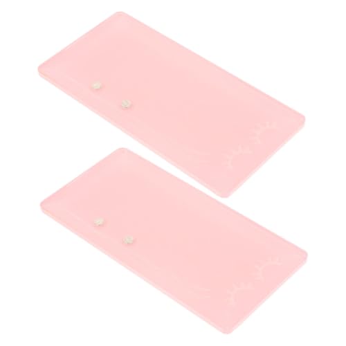 DECORNIJIA 2stücke Magnetische Wimpernverlängerungsbrett Aus Acryl Für Künstliche Wimpern Wimpernwerkzeug-organizer Zum Anbringen Von Wimperntransplantationen von DECORNIJIA