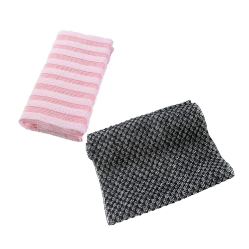 DECORNIJIA 2 Stück Teiliges Peeling Badetuch zur Hautreinigung Sanfter Badkörper Scrubber Hautfreundliches Material Gründliche für Männer und Frauen Geeignet Weiches Kratzfreies Design von DECORNIJIA