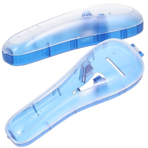 DECORNIJIA 2 Stück Tragbares Rasierer Schutzhülle Leichtes Reiseetui für Herren Langlebige Rasierapparat Aufbewahrungsbox Sicherer Schutz vor Beschädigung Design für Unterwegs von DECORNIJIA