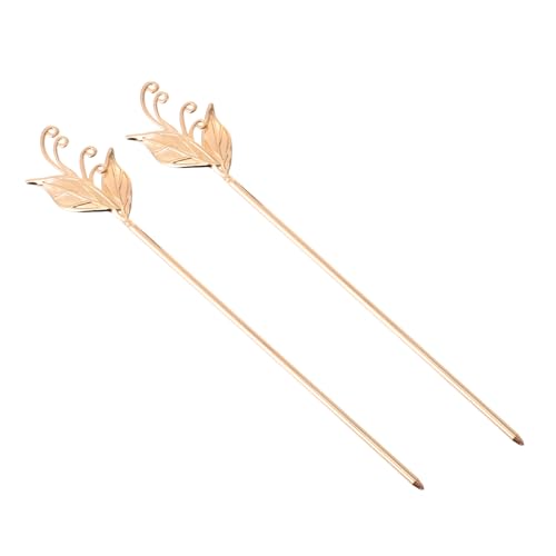 DECORNIJIA 2 Stück Vintage Haarnadel Teilig Chinesischer Stil Haarstab Haarschmuck Haarnadel Duttstab für Damen Hochzeit Party Alltag von DECORNIJIA