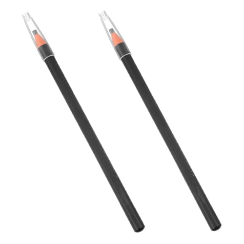 DECORNIJIA 2 Stück Wasserdichter Augenbrauenstift Wischfester und Schweißresistenter Make Up Stift für Natürliche Definierte Augenbrauen Benutzerfreundliches Abzieh Design von DECORNIJIA