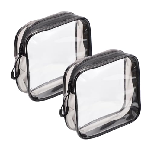 DECORNIJIA 2 Stück wasserdichte Teilig Kosmetiktaschen mit Großem Fassungsvermögen Tragbare Kulturtaschen für Damen und Mädchen Multifunktionale Reise Organizer für Make Up und von DECORNIJIA