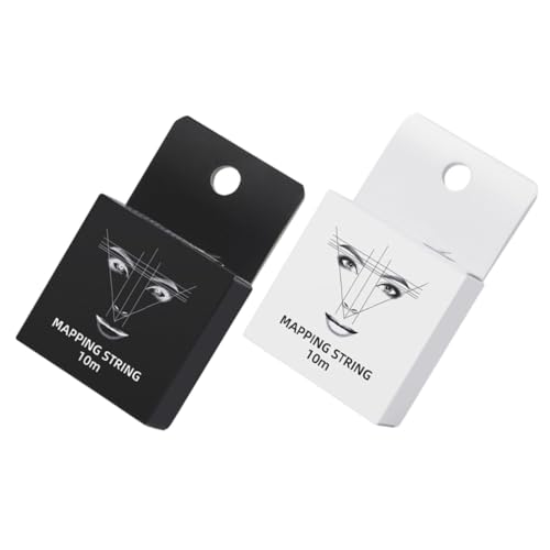 DECORNIJIA 2 Stücke Gewinde Lineal Tinte Augenbrauen Schablone Kit Für Frauen Brow Pro Augenbrauen Zeichnung Werkzeug Make-up Assistent von DECORNIJIA