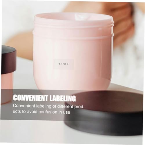 DECORNIJIA 20 Blatt Toilettenartikel Etiketten Selbstklebend Transparent Reisegrößen Flaschen Aufkleber für Shampoo Duschgel Kosmetik zur Einfachen Beschriftung und Organisation im Bad und von DECORNIJIA