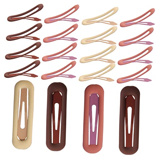 DECORNIJIA 20 Stück Hohle Haarspange Haarschmuck Große Haarspangen Netz Schnappen Geflochten Griffe Abs Schleifen Für Mädchen Clip Styling Mini-stern-haarspangen Zubehör Zinke Harz von DECORNIJIA