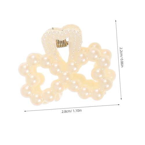 DECORNIJIA 20 Stück Mini Haarklammern mit Perlen Stilvolle Krallenclips für Damen und Mädchen Starker Griff Seitliche Haarklammern für Schnelles Styling Modische Haaraccessoires für Alltag von DECORNIJIA