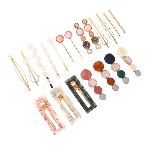 DECORNIJIA 20 Stück Teiliges Haarklammer aus Robustem Dekorative Bobby Pins mit Zuverlässigem Griff Design für Damen Vielseitig Einsetzbar bei Alltag und Party Modische Haarspangen für von DECORNIJIA