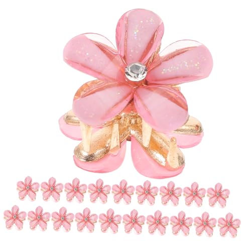 DECORNIJIA 20 Stück Teiliges Mini Haarklammern mit Blumenmotiv Starke Haltekraft Kleine Haarklammern für Einfaches Styling Leichter Haarschmuck Schonend und Komfortabel für Damen von DECORNIJIA