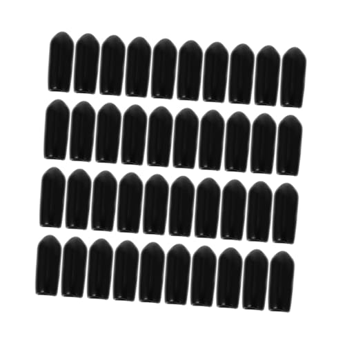 DECORNIJIA 200 Stück Haarband Endkappen aus Langlebigem Gummi Schutzkappen für Haarreifen mit Innendurchmesser Installieren Bequeme Stirnband Ersatzkappen für DIY Haarschmuck von DECORNIJIA