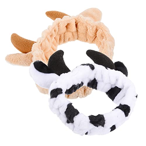 DECORNIJIA 2stücke Spa Stirnband Zum Waschen Gesichts Tier Ohr Stirnbänder Für Damen Und Mädchen Hautpflege Make-up Kosmetik Accessoires Hübsch Und Praktisch von DECORNIJIA