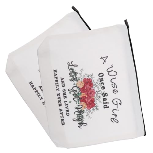 DECORNIJIA 2Stücke Kosmetiktasche Damen Gedruckte Aufbewahrungstasche für Hygieneartikel Wiederverwendbare Make Up Kompakte Geldbörse für Kleine Gegenstände Unterwegs DECORNIJIA 2Stücke Kosmetiktasche Damen Gedruckte Aufbewahrungstasche für Hygieneartikel Wiederverwendbare Make Up Kompakte Geldbörse für Kleine Gegenstände Unterwegs von DECORNIJIA