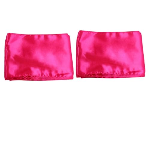 DECORNIJIA 2stücke Damen Perücken-grip Stirnband Satin Wickelband Nicht-haarwickel Seiden-stirnbänder Für Perücken Schals Hüte von DECORNIJIA