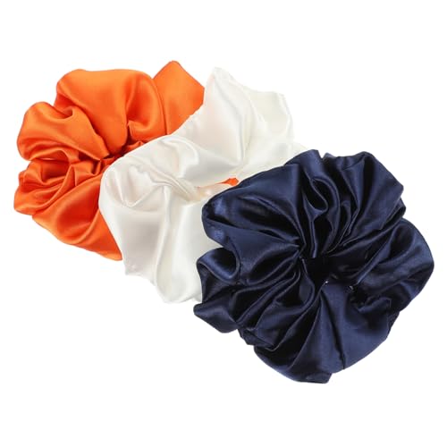 DECORNIJIA 3 Stück Große Elastische Haargummis Oversized Scrunchies aus Weichem für Dickes Haar und Zöpfe Sanftes Haargummi für Damen Geeignet für Haartypen von DECORNIJIA