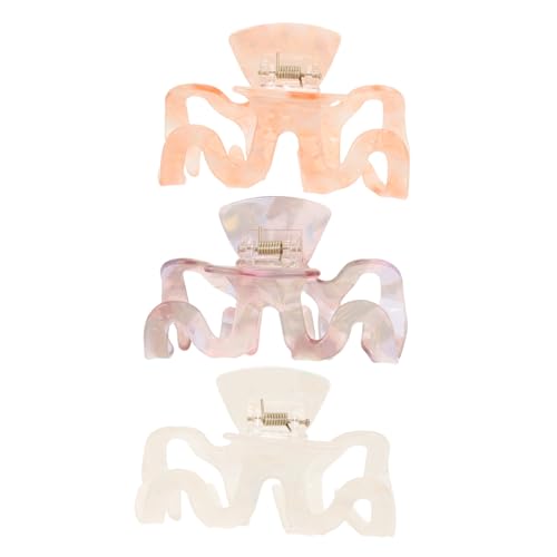 DECORNIJIA 3 Stück Große Rutschfeste Haarklammern Dickes Haar Stabile Haarspangen für Frauen und Mädchen Vielseitige Haarklammern zum Styling Sport und Make up von DECORNIJIA