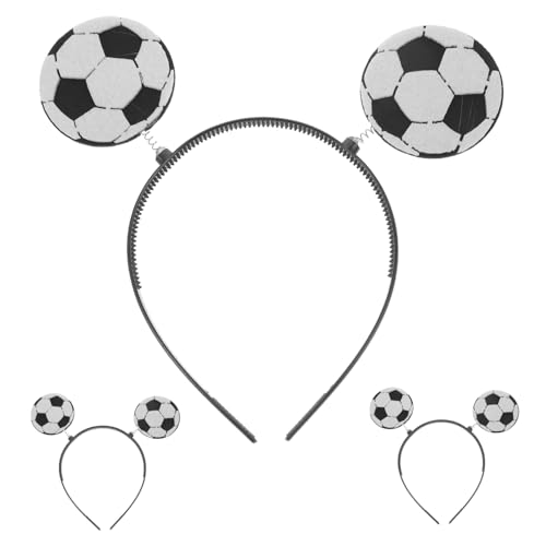 DECORNIJIA 3 Stück Sportliche Stirnbänder für Damen Leichtes Komfortables Haarband mit Lustigem Design für Sportveranstaltungen Themenpartys und Karneval Langlebig und Elastisch von DECORNIJIA