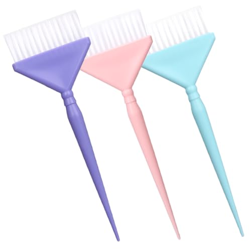 DECORNIJIA 3 Stück Teiliges Haarfärbepinsel Set Nylonborsten Griff Gleichmäßige Farbanwendung Haarfarbe Zubehör für Damen und Herren Anfänger Profi Haarstyling von DECORNIJIA