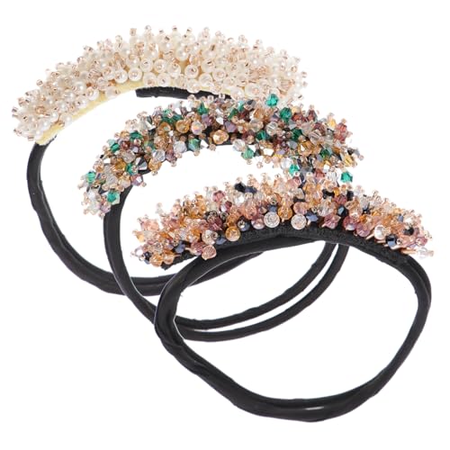 DECORNIJIA 3 Stück Teiliges Haarknoten Accessoires Glitzer Bun Shaper Haardutt Former für Frauen und Mädchen Einfach zu Verwenden Geeignet für Dickes und Dünnes Haar für Zufällige Farbe von DECORNIJIA