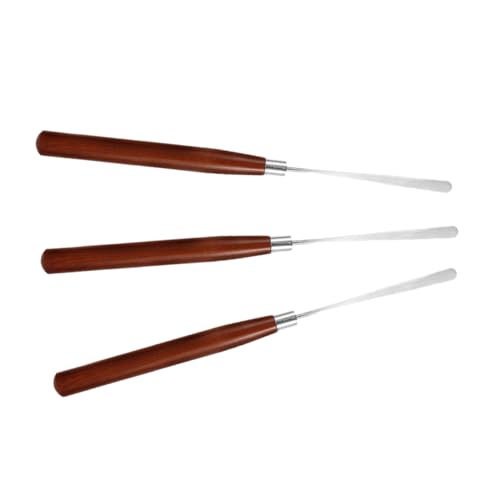 DECORNIJIA 3 Stücke Nagelkunst-Klebestift für Nagellack Professionelle Nagelwerkzeuge Nail-Tech-Must-Haves Nagelkunstzubehör Nagelstift aus Kunststoff Brown Wiederverwendbar von DECORNIJIA